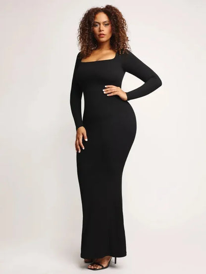 Soft Long Sleeve Lounge Dress