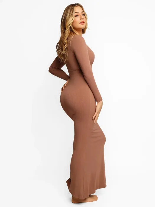 Soft Long Sleeve Lounge Dress